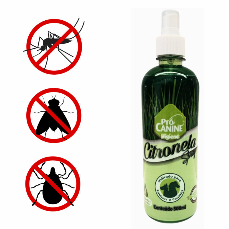 Spray Citronela Repelente para Cachorros e Equinos PróCanine - 500ml