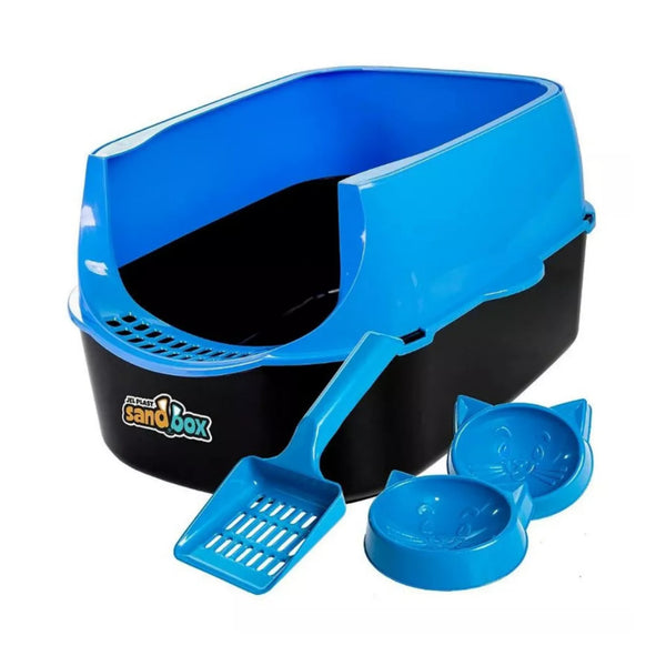 Kit Sanitário para Gatos Sandbox Fácil Higienização Pet