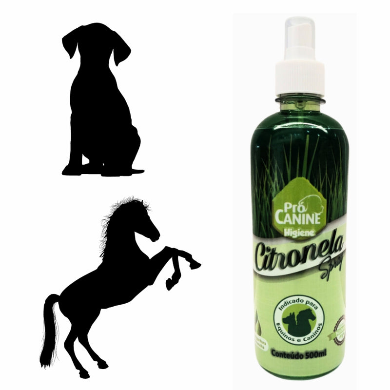 Spray Citronela Repelente para Cachorros e Equinos PróCanine - 500ml