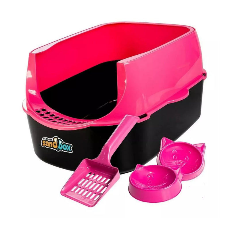 Kit Sanitário para Gatos Sandbox Fácil Higienização Pet