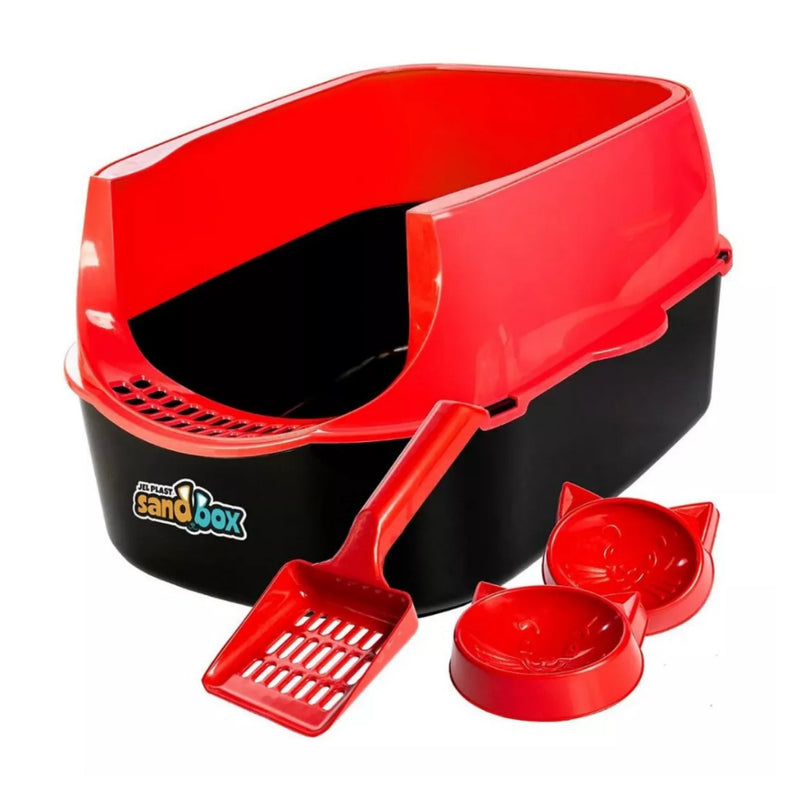 Kit Sanitário para Gatos Sandbox Fácil Higienização Pet