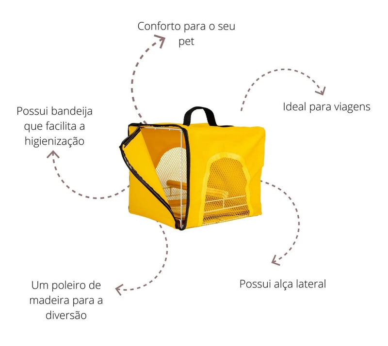 Caixa de Transporte para pássaros - Animalíssimo