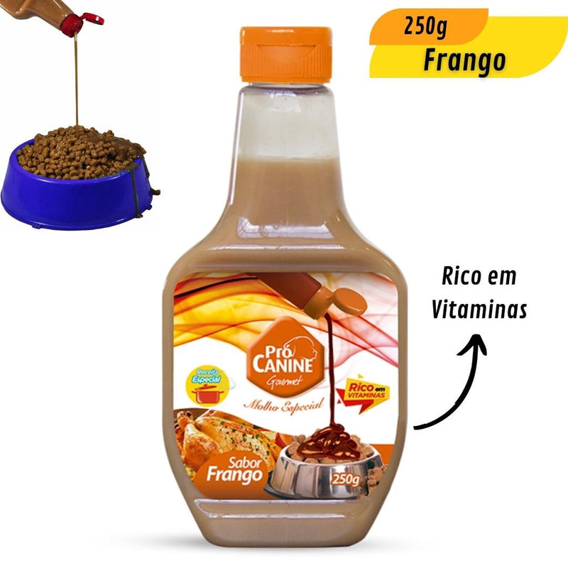 Molho para Ração de Cachorro Sabor Frango PróCanine - 250g