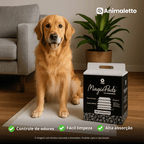 Tapete Higiênico Cães Carvão 30 Un 80 X 60 Ultra Absorvente