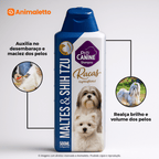 3 Shampoo para Cachorro Raças Específicas Maltes e Shih-Tzu PróCanine 500ml