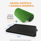 Tapete Higiênico Xixi Pet para Cães Grama Sintética MecPet