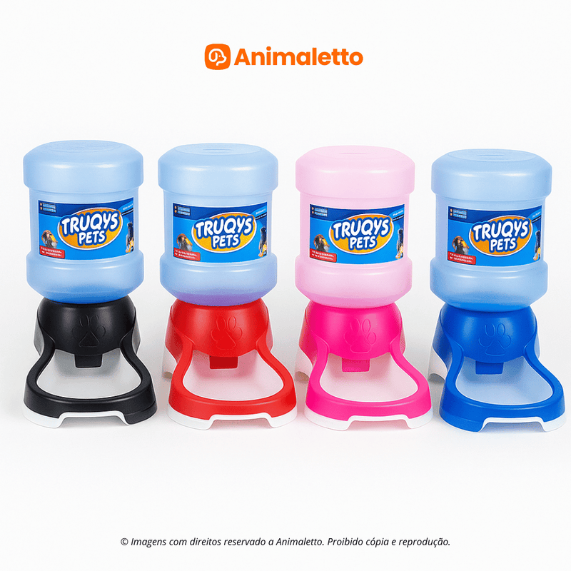 Bebedouro Automático para Cães e Gatos 2L Truqys Pet – Água Sempre Fresca e Limpa