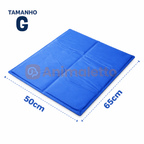 Tapete Gelado Refrescante Azul Ringo Para Pets Cães e Gatos Todos os Tamanhos