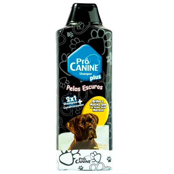 Shampoo para Cachorro PróCanine 2x1 Pelos Escuros - 700ml