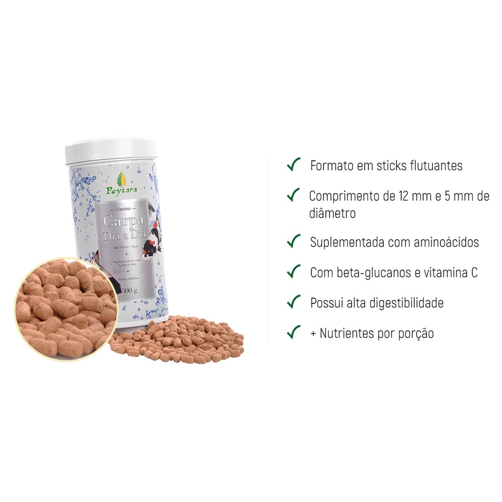 Alimento Poytara para Carpa Dia a Dia 300 Gr