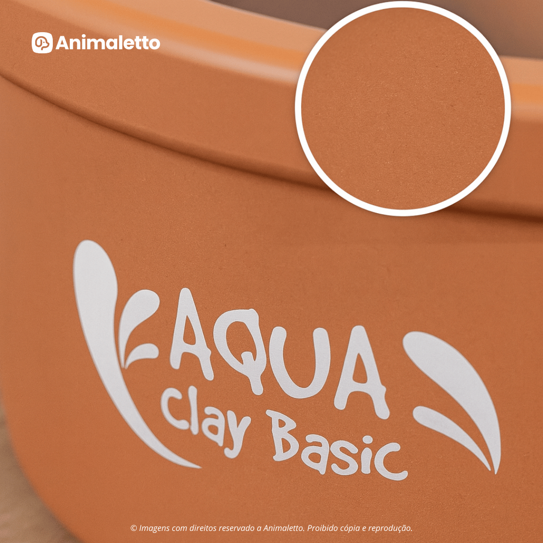 Bebedouro Fonte para Gatos Cerâmica Automático 2,5L Aqua Clay