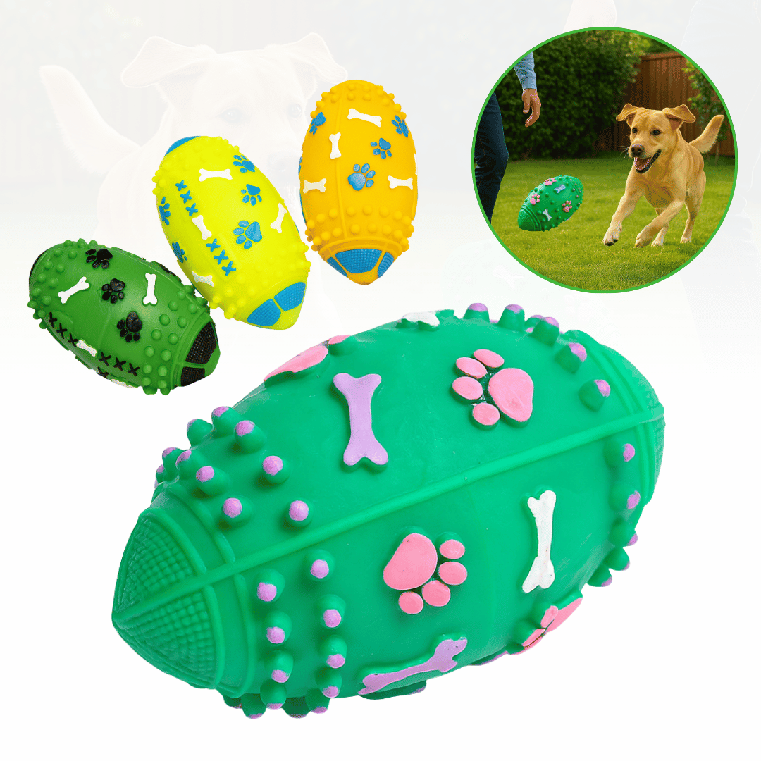 Bola Futebol Americano Pet Gigante Mordedor Vinil Atóxico Procanine