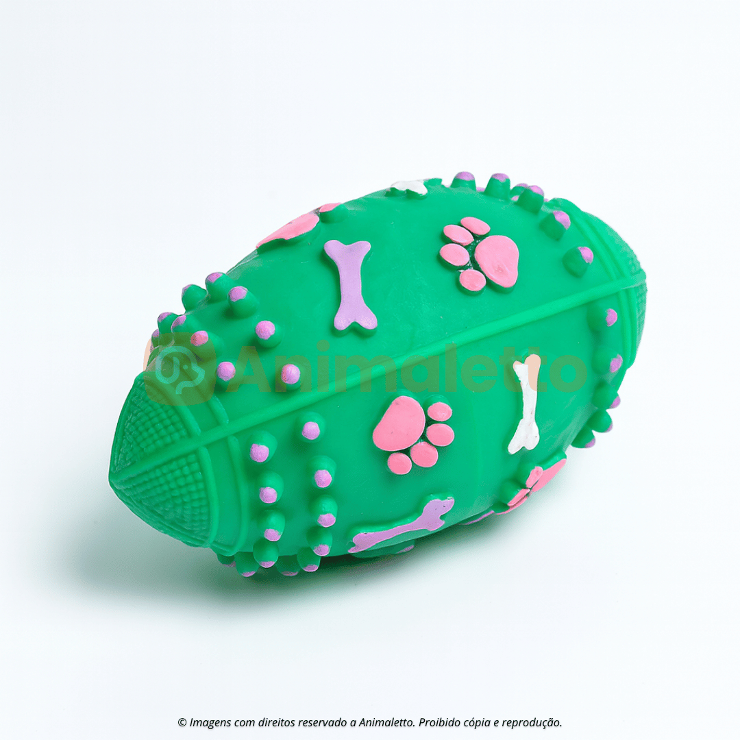 Bola Futebol Americano Pet Gigante Mordedor Vinil Atóxico Procanine