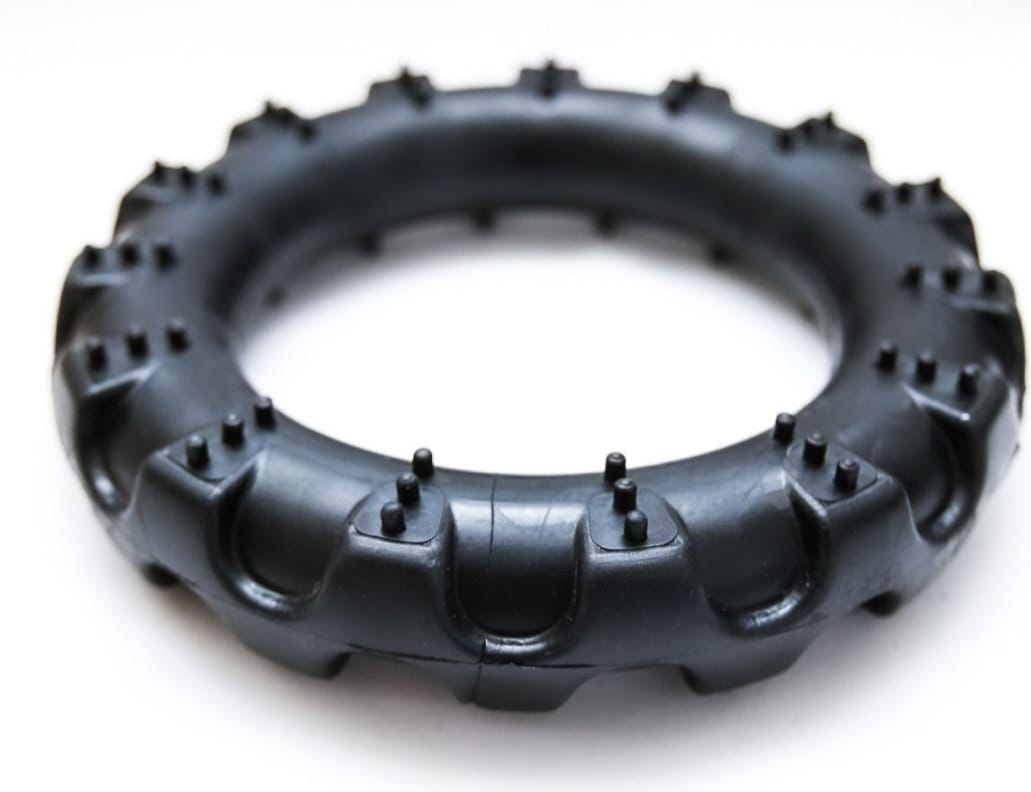 Brinquedo Mordedor Pet Cães Pneu Borracha Maciça Resistente