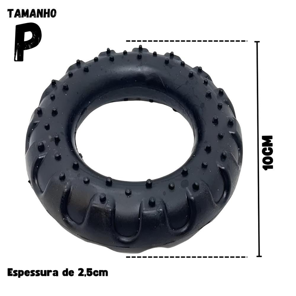 Brinquedo Mordedor Pet Cães Pneu Borracha Maciça Resistente