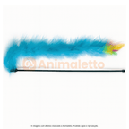 Brinquedo Para Gato Varinha Penas Coloridas Napi Pet