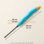 Brinquedo Para Gato Varinha Penas Coloridas Napi Pet