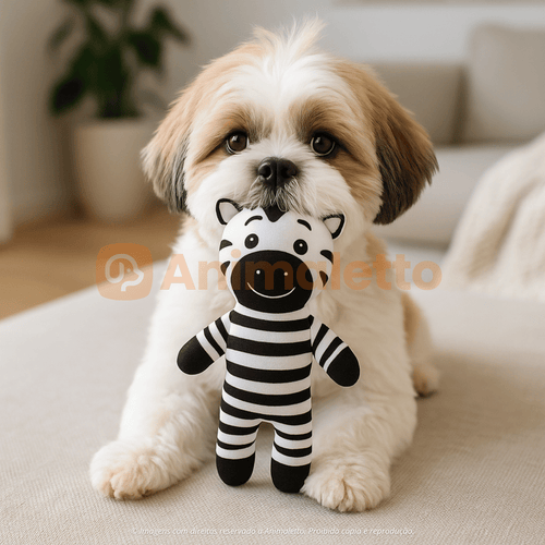 Brinquedo Pelúcia Safari Mordedor Para Cães Pet PróCanine