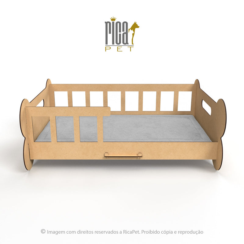 Caminha Luxo Pets Cinza