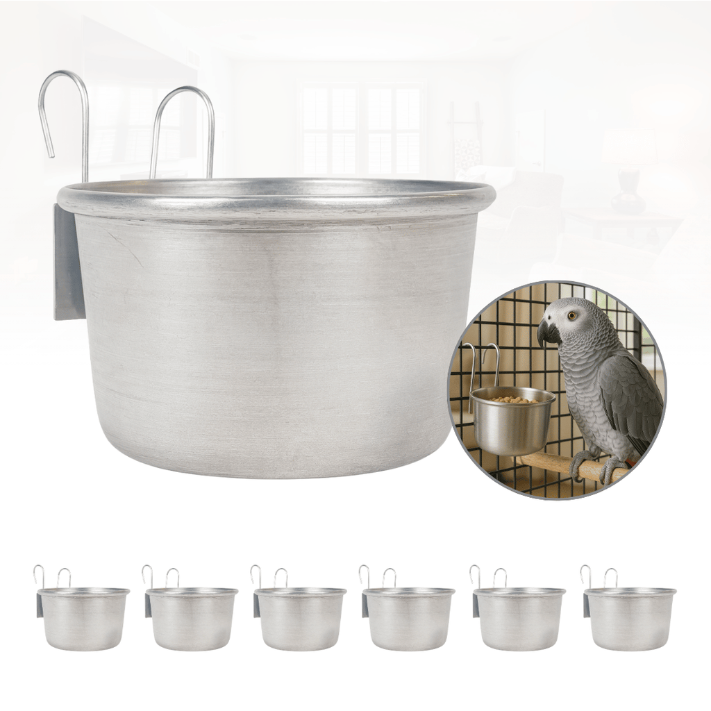 Caneca Papagaio Alumínio com Gancho Kit Com 6 Tamanhos P M G
