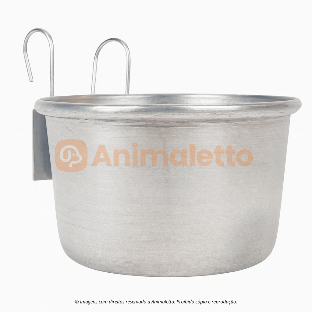 Caneca Papagaio Alumínio com Gancho Kit Com 6 Tamanhos P M G