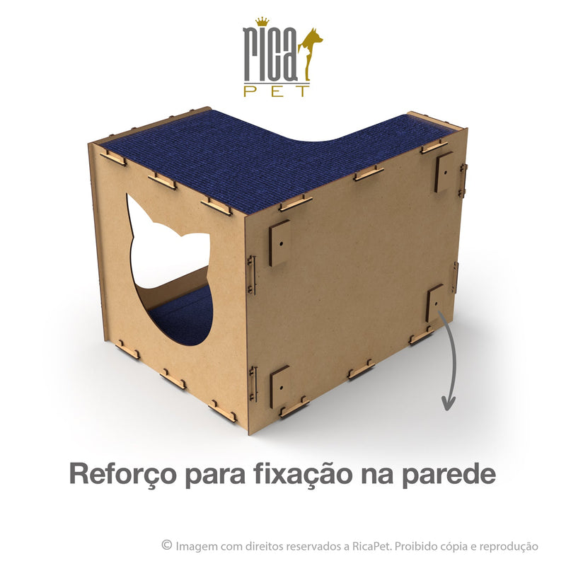 Casinha de gato reforcada