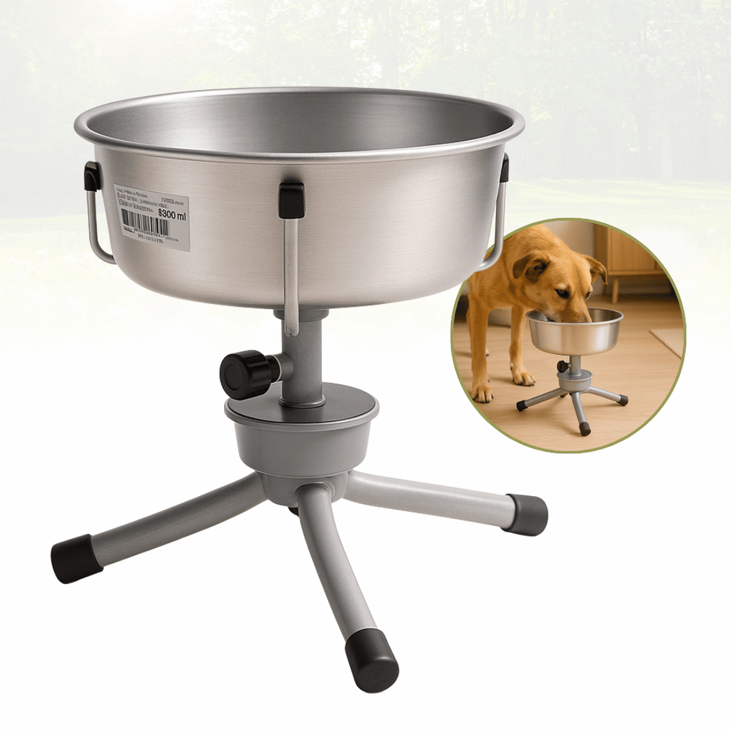 Comedouro Antiformiga Alumínio 1,5L Ajustável Nf Pet