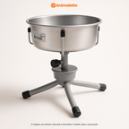 Comedouro Antiformiga Alumínio 1,5L Ajustável Nf Pet