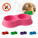 Comedouro e Bebedouro Duplo Anti Formiga 270ml Para Gatos Cachorros Coelhos