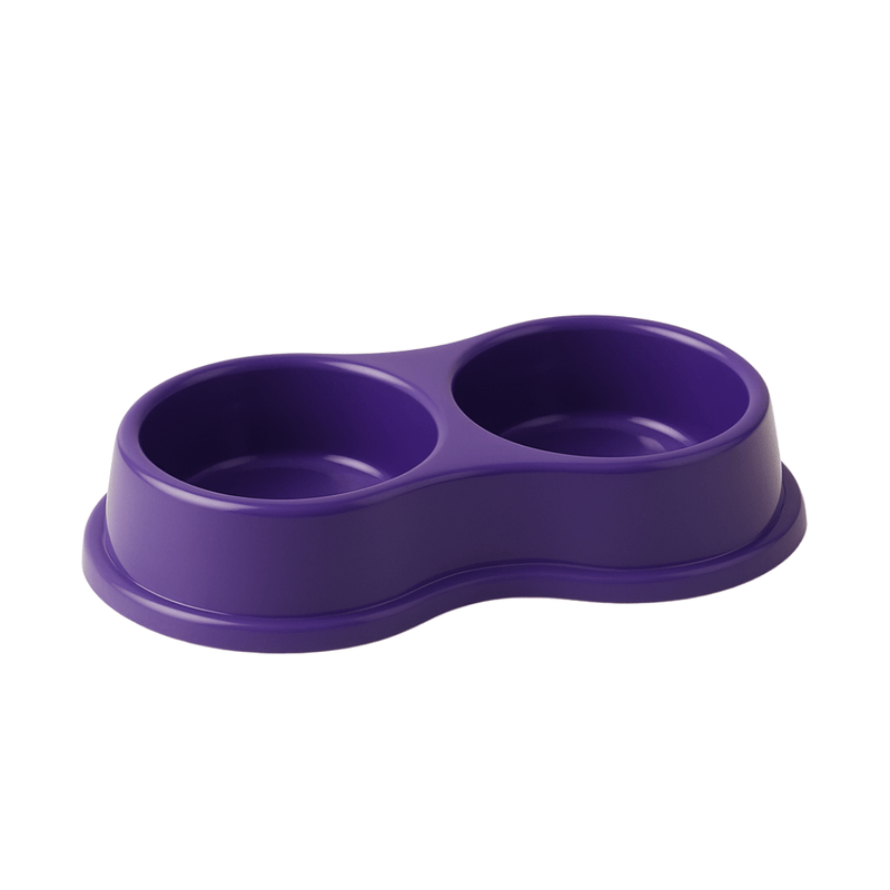 Comedouro e Bebedouro Duplo Anti Formiga 270ml Para Gatos Cachorros Coelhos