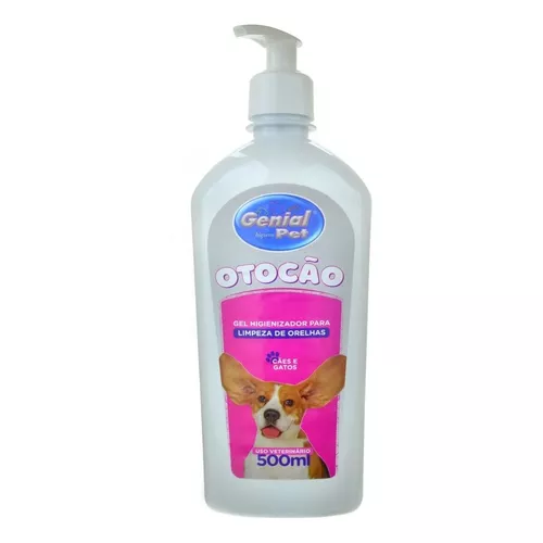 Gel Higienizador para Cães e Gatos Limpeza de Ouvido Otocão - 500ml