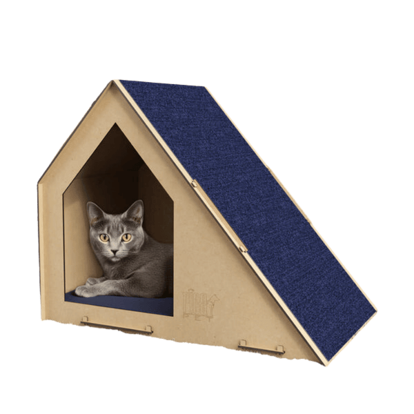 Casa de Conforto Luxo para Gatos Ricapet com Arranhador - Modelo 7