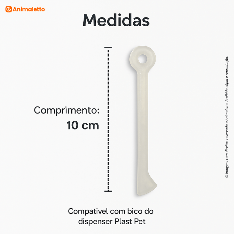 Elástico Para Bico De Dispenser Plast Pet Kit 10 Unidades