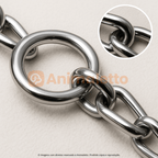 Enforcador Aço Inox Elo Curto/Longo Cães Controle Treino