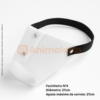 Focinheira Plástica para Cães Respirável Polipropileno Kit N° 1 ao N° 5