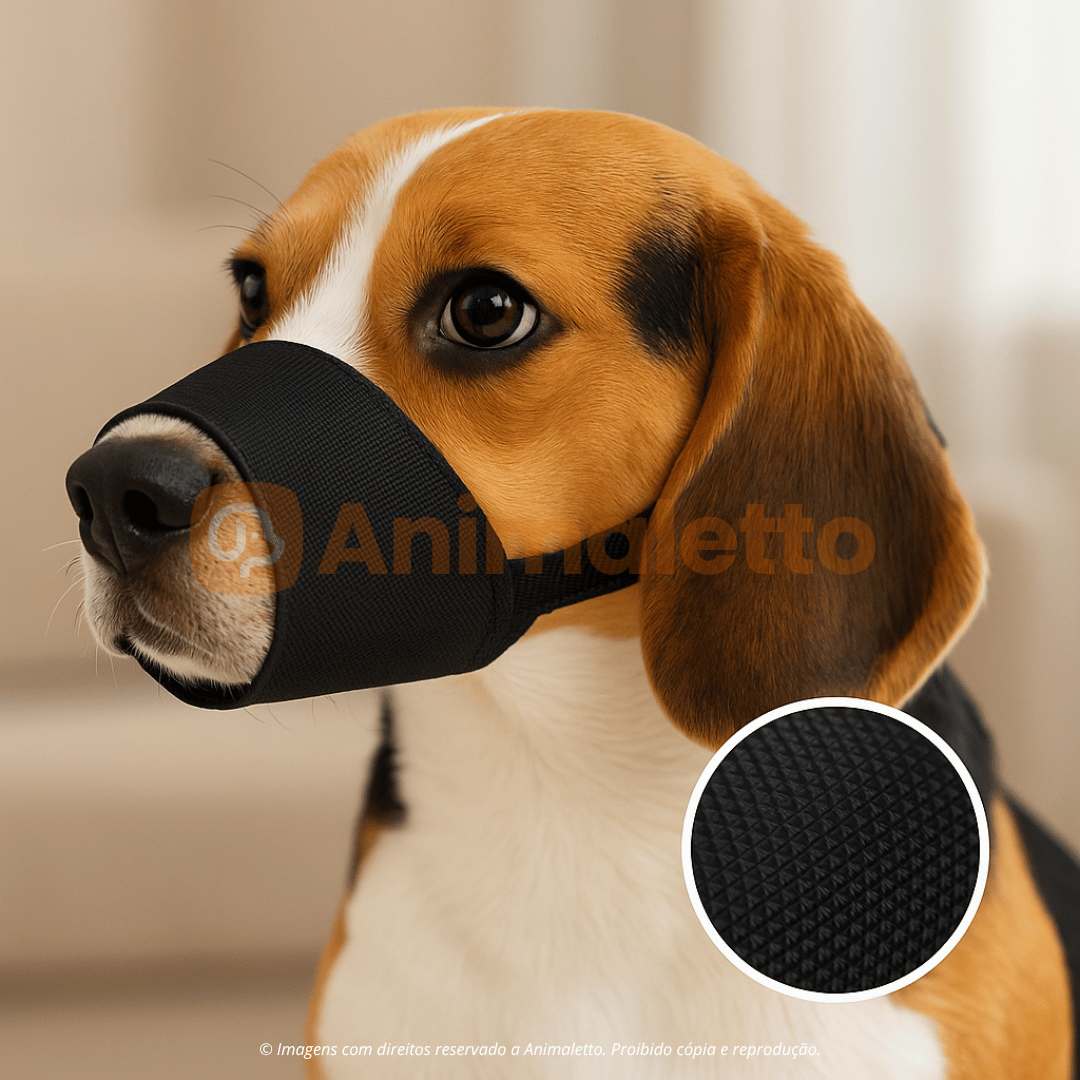 Focinheira de Nylon Ajustável para Cães PróCanine Vet