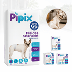 Fralda Higiênica Descartável para Cães Pet Pipix Macho 6 Un