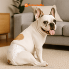 Fralda Higiênica Descartável para Cães Pet Pipix Macho 6 Un