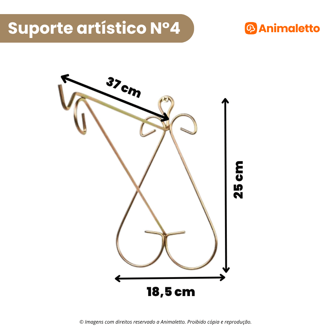 Kit 5 Suportes Artístico Para Plantas Escolha o Tamanho