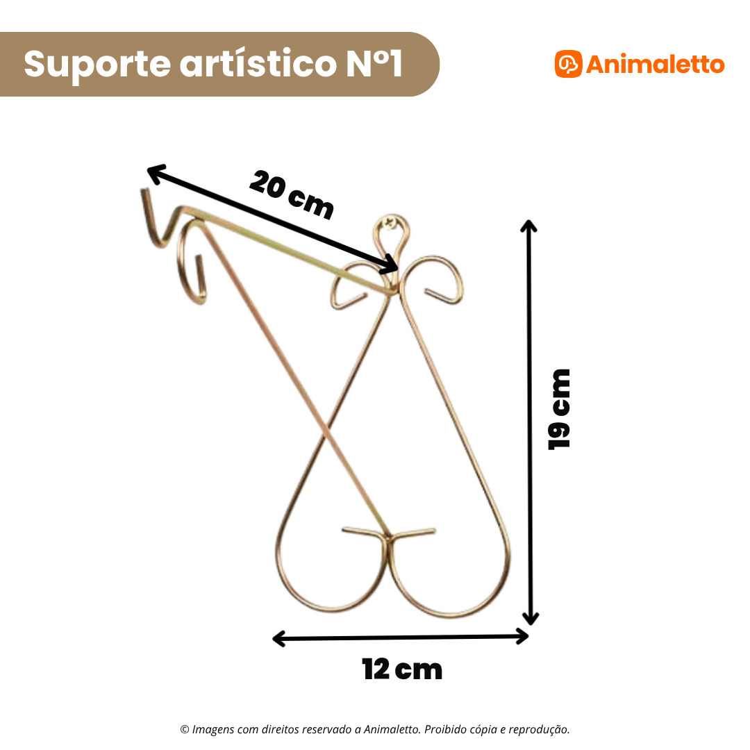 Kit 5 Suportes Artístico Para Plantas Escolha o Tamanho