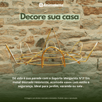 Kit 5 Suportes Margarida Para Plantas Escolha o Tamanho