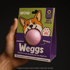 Kit Com 5 Petisco Natural para Cães Pet Weggs Lombinho