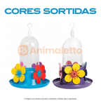 Kit Com 6 Bebedouro Beija-Flor Jel Plast + Néctar Pronto Uso 500ml