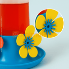 Kit Com 6 Bebedouro Beija-Flor Jel Plast + Néctar Pronto Uso 500ml