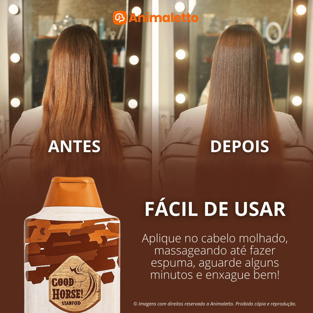 Kit Shampoo Good Horse Vitamina A 700ml