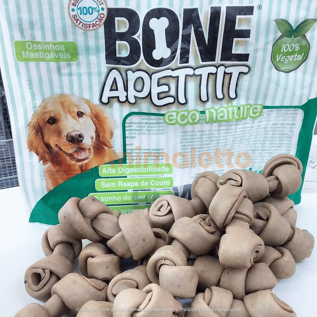 Osso Eco Nature Bone Apettit 100% Vegetal Cães – Vários Tamanhos