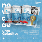 Petisco para Cães Refrescante Snack Gelado Papaya Frozen Geladitos 80g