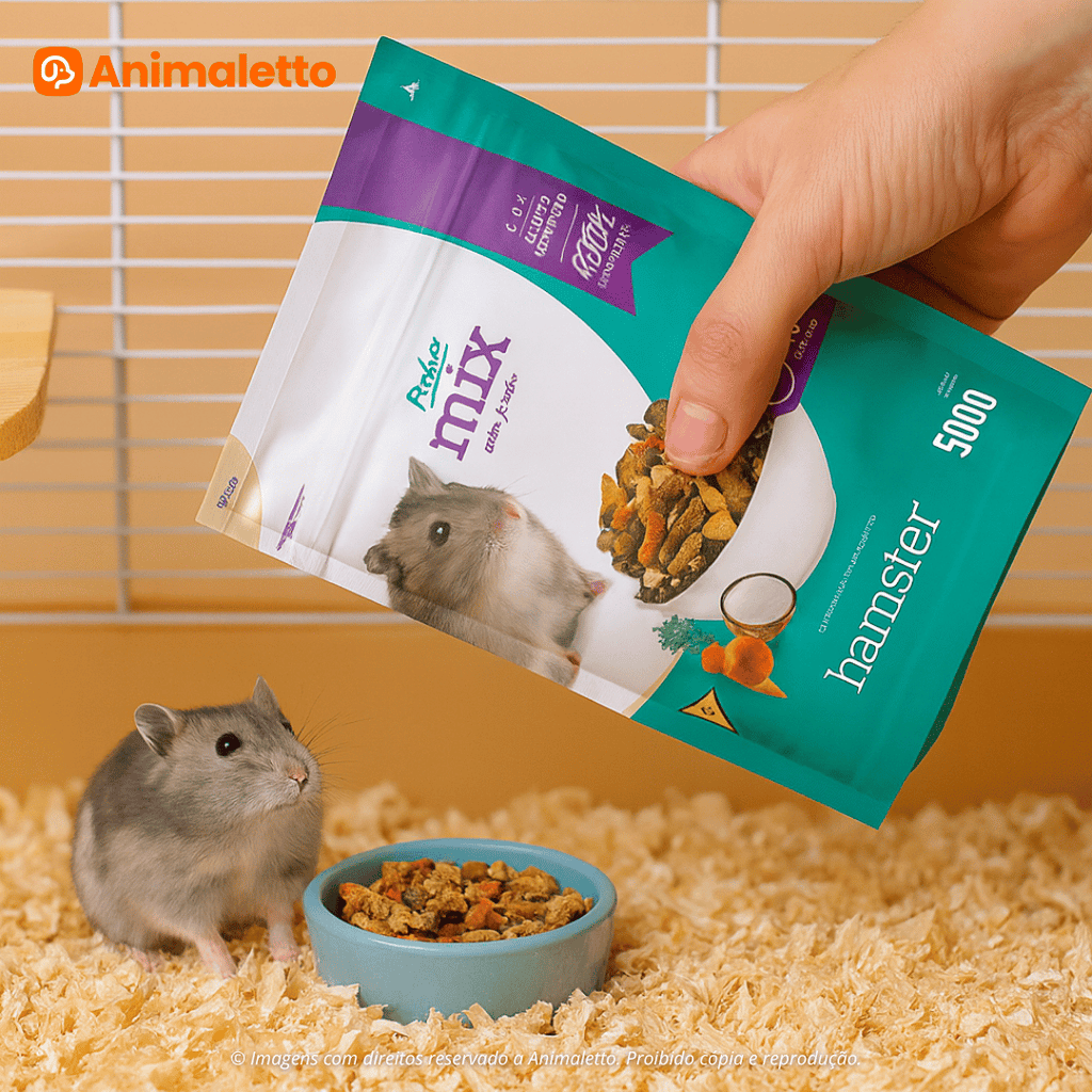 Ração Hamster Prefere Mix com Frutas 500g – Alimento Completo Super Premium