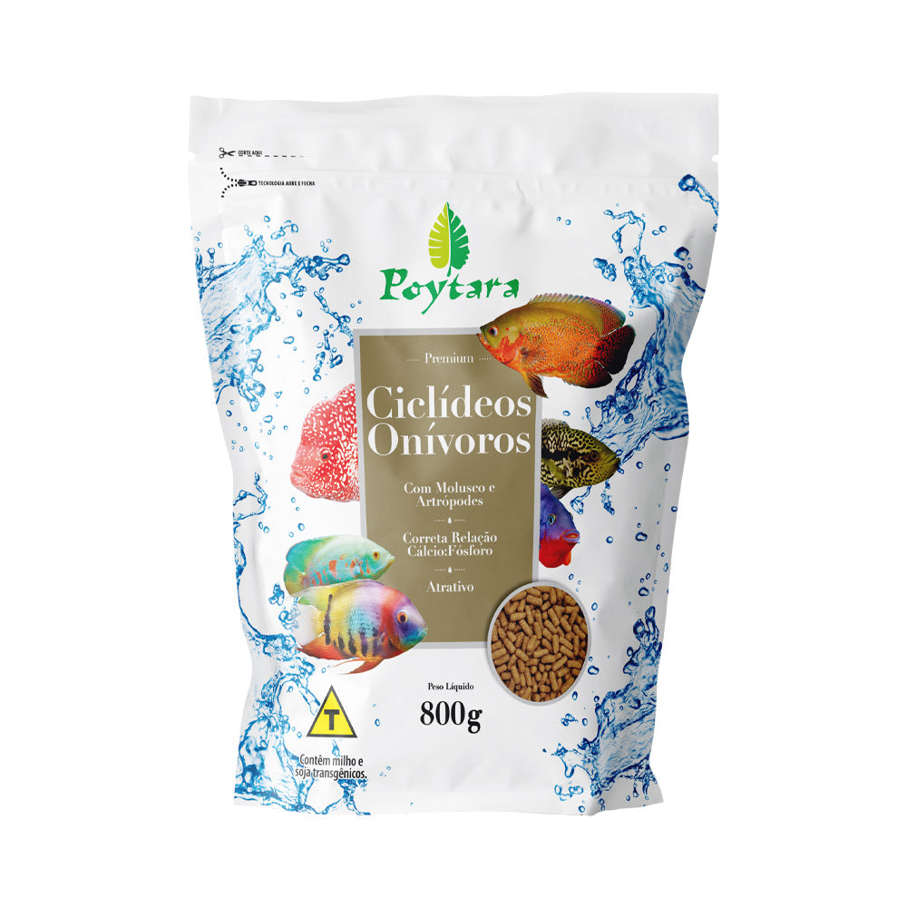 POYTARA CICLÍDEOS ONÍVOROS BAGZIP 800G