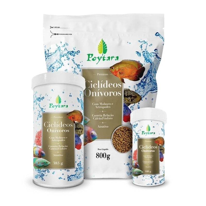 POYTARA CICLÍDEOS ONÍVOROS BAGZIP 800G
